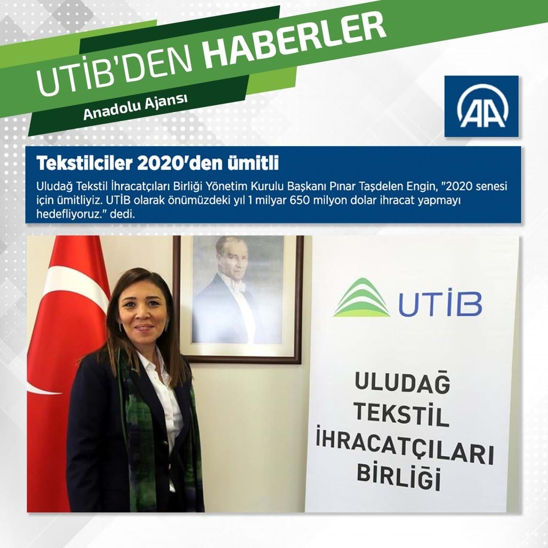 TEKSTİLCİLER 2020'DEN ÜMİTLİ